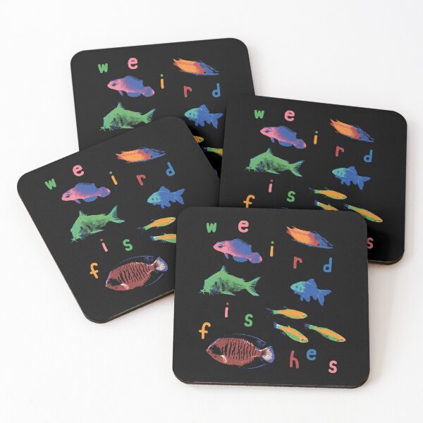 Item preview, Weird Fishes Colorful Retro Aquarium Art Design designed and sold by tisonhugeszx.