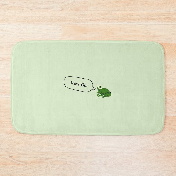 Item preview, Uuum Ok Googly Eye Green Frog Stickers Prints Posters Wall Art Magnet Home Coffee Cup Decoration TShirt Stationary Notebook Magnet Hat Kitchen Work School Office Redbubble Shop designed and sold by Saritas Boutique Shop.