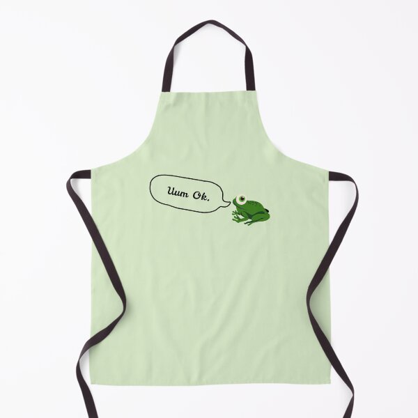 Item preview, Uuum Ok Googly Eye Green Frog Stickers Prints Posters Wall Art Magnet Home Coffee Cup Decoration TShirt Stationary Notebook Magnet Hat Kitchen Work School Office Redbubble Shop designed and sold by Saritas Boutique Shop.