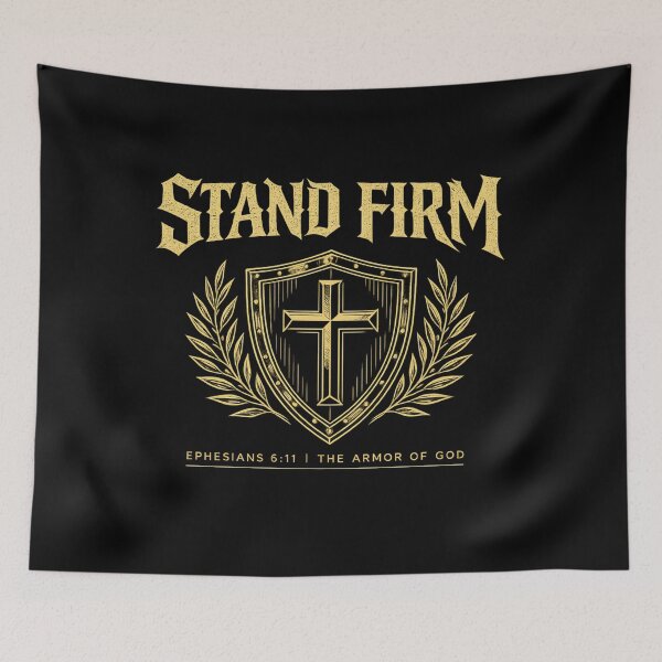 Item preview, Stand Firm Ephesians 6:11 Armor of God Christian Streetwear designed and sold by ALTFaithDesign.