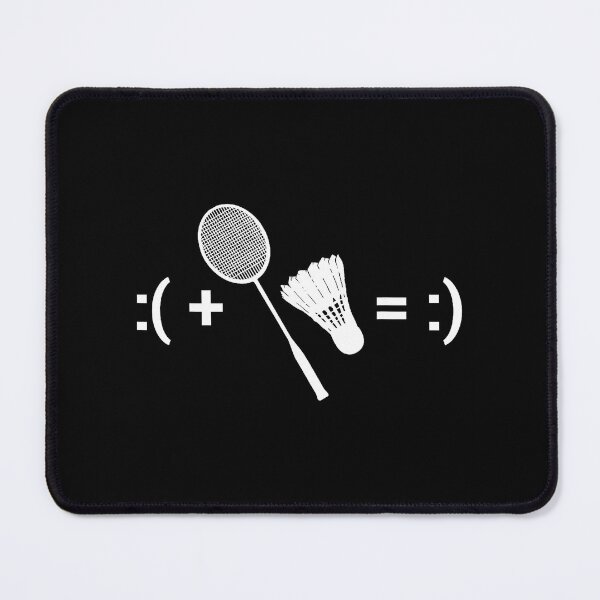 Item preview, Badminton Makes Me Happy Funny Shuttlecock Sports Humor designed and sold by allistermariam.