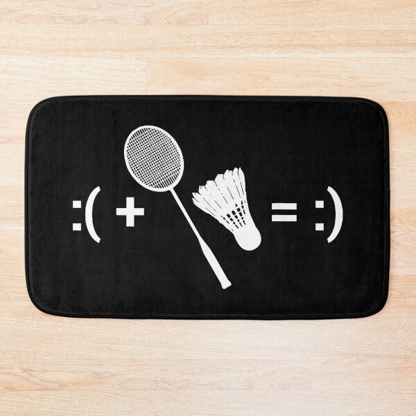 Item preview, Badminton Makes Me Happy Funny Shuttlecock Sports Humor designed and sold by allistermariam.