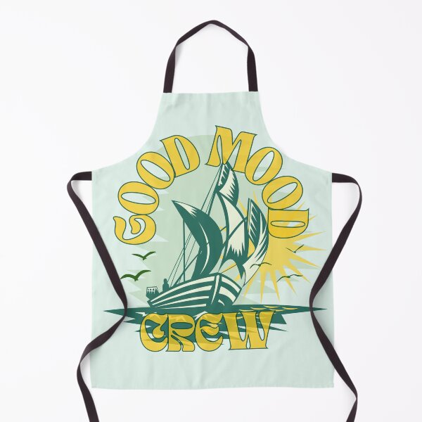 Item preview, Good Mood Crew Vintage Nautical Sailing Ship Art designed and sold by SilverSeaBKK.