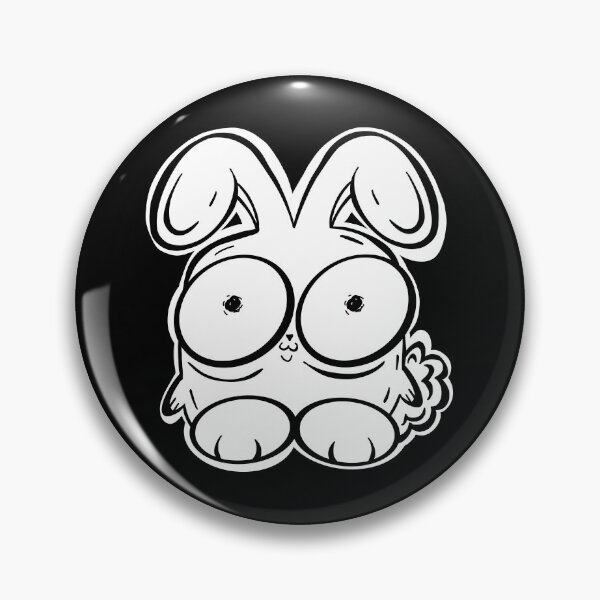Item preview, Hi I'm Bunny With Black background  designed and sold by missmann.
