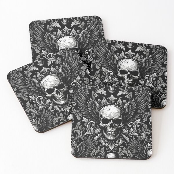 Item preview, Winged Skull Rebellious designed and sold by mazyoy.