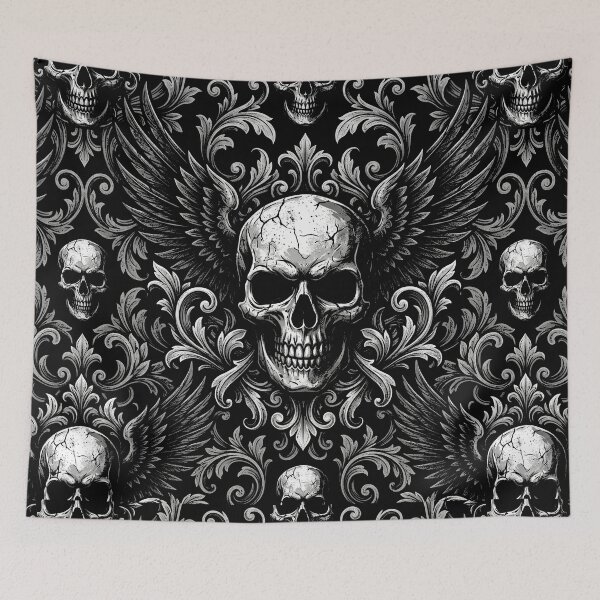 Item preview, Winged Skull Rebellious designed and sold by mazyoy.