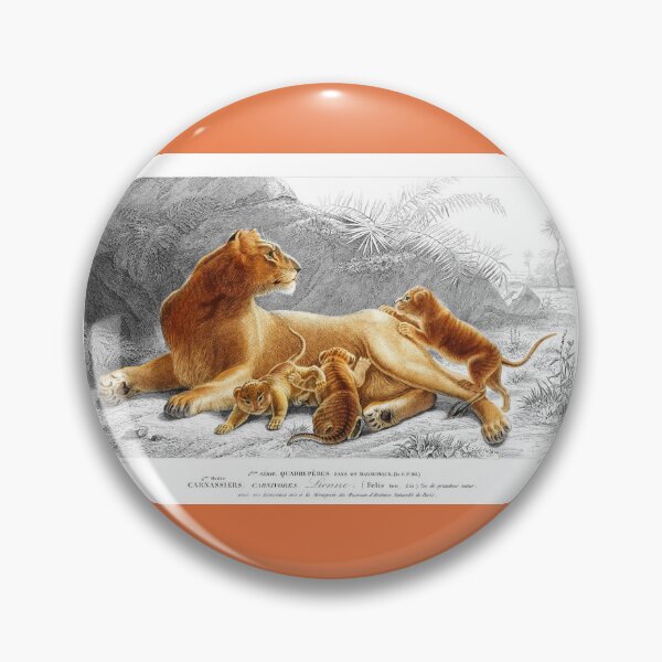 Item preview, Lioness with Her Cubs designed and sold by hec60504.