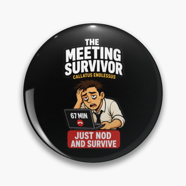Item preview, The Meeting Survivor Just Nod And Survive designed and sold by Sayitaniway.