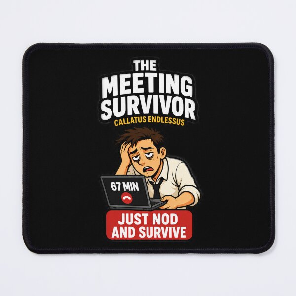 Item preview, The Meeting Survivor Just Nod And Survive designed and sold by Sayitaniway.