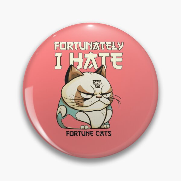 Item preview, Fortunately I Hate Fortune Cats Grumpy Cat Graphic designed and sold by GenZFashion000.