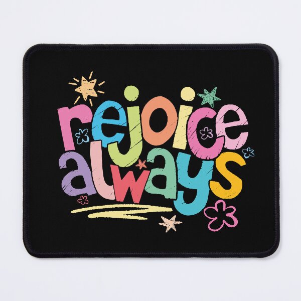 Item preview, Rejoice Always – Christian Scripture designed and sold by Verse & Vibes.