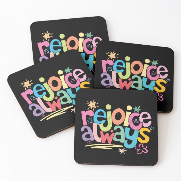 Item preview, Rejoice Always – Christian Scripture  designed and sold by Verse & Vibes.