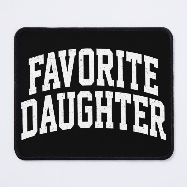 Item preview, Favorite Daughter Funny Retro Typography Design designed and sold by patriciapratiwi.