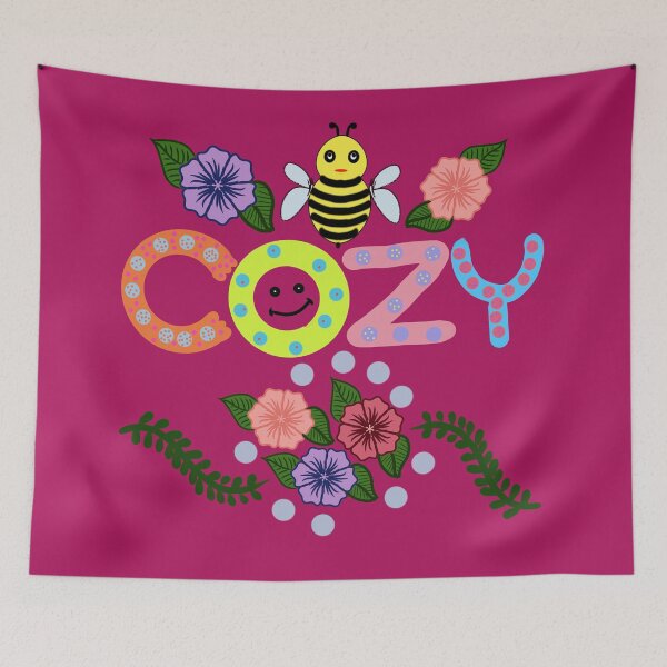 Item preview, Bee Cozy Cute Floral Bee Pun Cottagecore Spring Design designed and sold by HopeAndHustle.