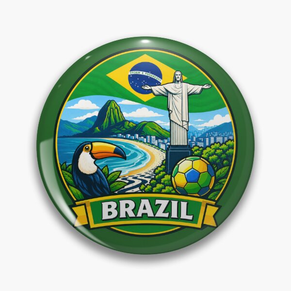 Item preview, Brazil, Rio de Janeiro & Christ the Redeemer designed and sold by Myra365Art.