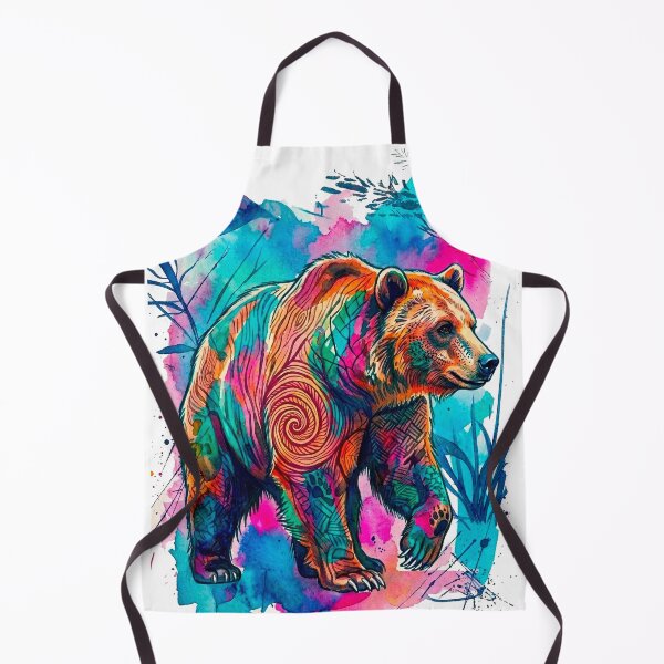 Item preview, Wild Ink Colors Bear designed and sold by etermagico.