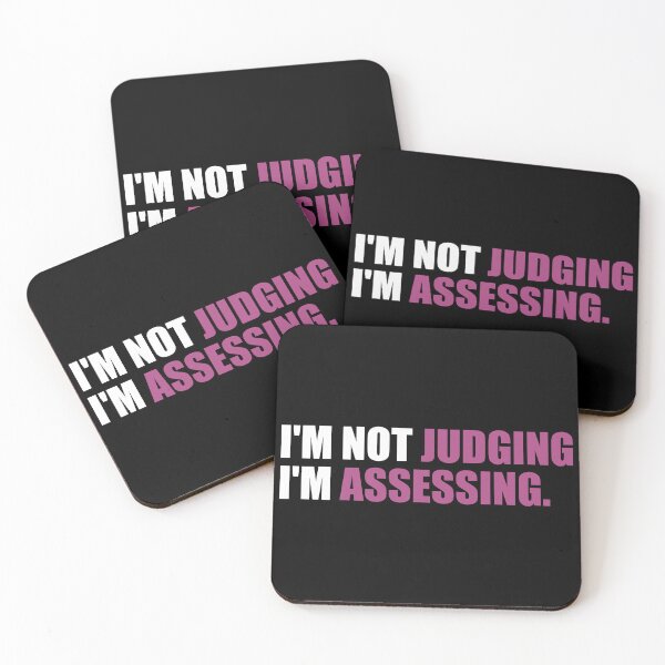 Item preview, I'm Not Judging I'm Assessing designed and sold by riczyeleanor.