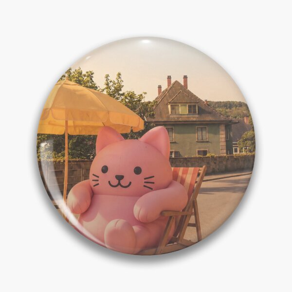 Item preview, Large pink cat blocks sidewalk in Lörrach designed and sold by Mauswohn.