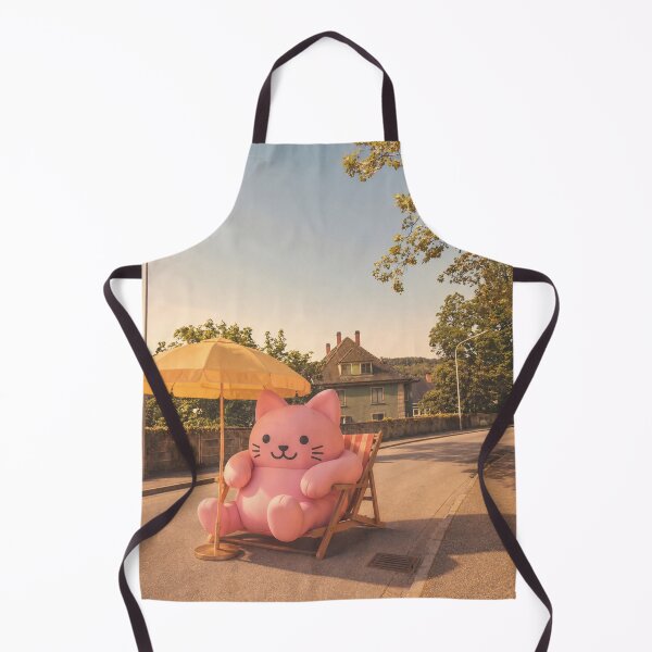 Item preview, Large pink cat blocks sidewalk in Lörrach designed and sold by Mauswohn.