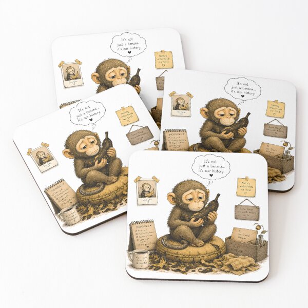 Item preview, Funny Sad Monkey and Rotten Banana - Nostalgia History Meme  designed and sold by ChubbyGoong.