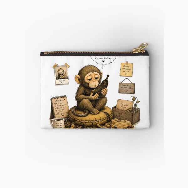 Item preview, Funny Sad Monkey and Rotten Banana - Nostalgia History Meme  designed and sold by ChubbyGoong.