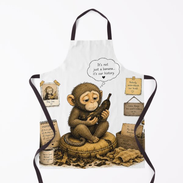 Item preview, Funny Sad Monkey and Rotten Banana - Nostalgia History Meme  designed and sold by ChubbyGoong.