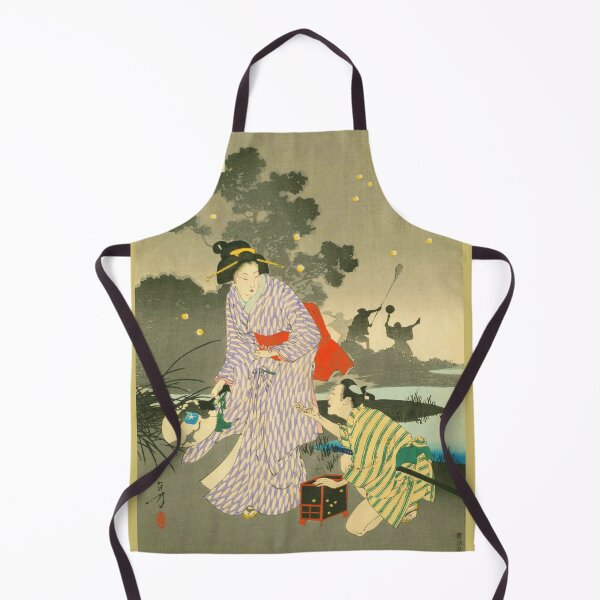 Item preview, Vintage Japanese Ukiyo-e Firefly Catching Art  designed and sold by SakuraMarket26.