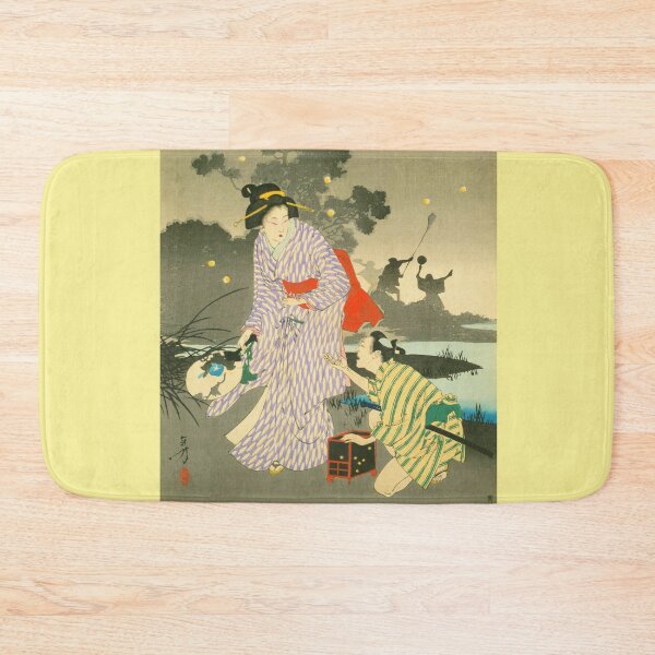 Item preview, Vintage Japanese Ukiyo-e Firefly Catching Art  designed and sold by SakuraMarket26.