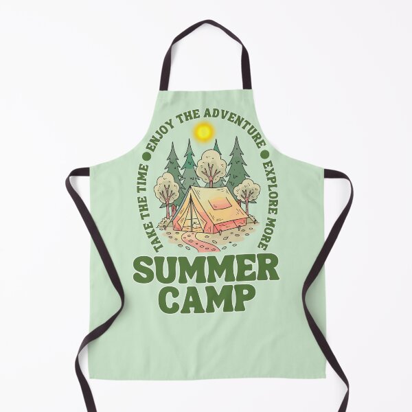 Item preview, Summer Camp Enjoy the Adventure Vintage Wilderness Art designed and sold by SilverSeaBKK.