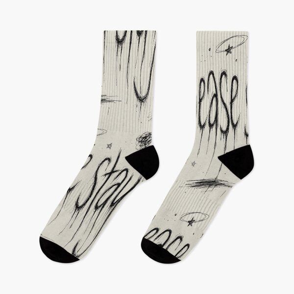 Item preview, Please Stay Sadcore Typography | Emotional Melting Handwritten Design designed and sold by J&J's Creation.