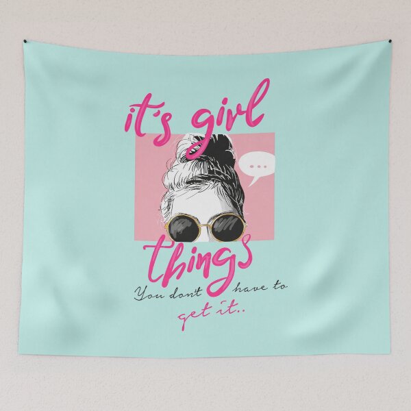 Item preview, Playful Feminine Vibes Quote Art - Stylish Pink Graphic designed and sold by Vicky021.