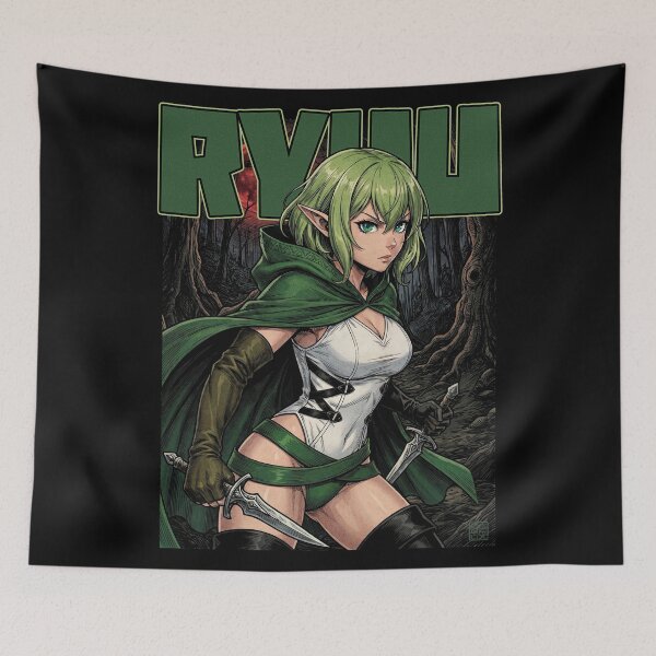 Item preview, Ryuu Lion Anime Fanart designed and sold by MadShroomPrints.