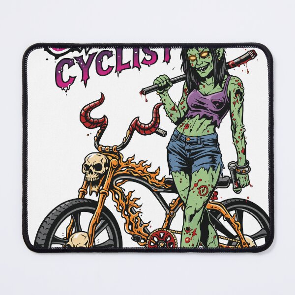 Item preview, Undead Cyclist Zombie Biker T-Shirt designed and sold by Matinez Pink.