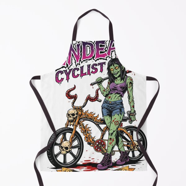 Item preview, Undead Cyclist Zombie Biker T-Shirt designed and sold by Matinez Pink.