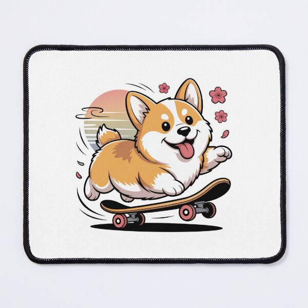 Item preview, Chubby Corgi Skateboarding designed and sold by Peter Stawicki.