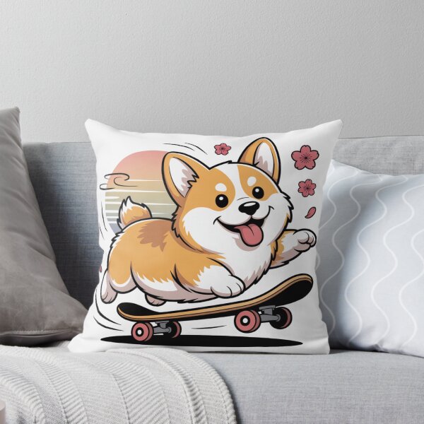 Item preview, Chubby Corgi Skateboarding designed and sold by Peter Stawicki.