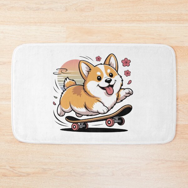 Item preview, Chubby Corgi Skateboarding designed and sold by Peter Stawicki.