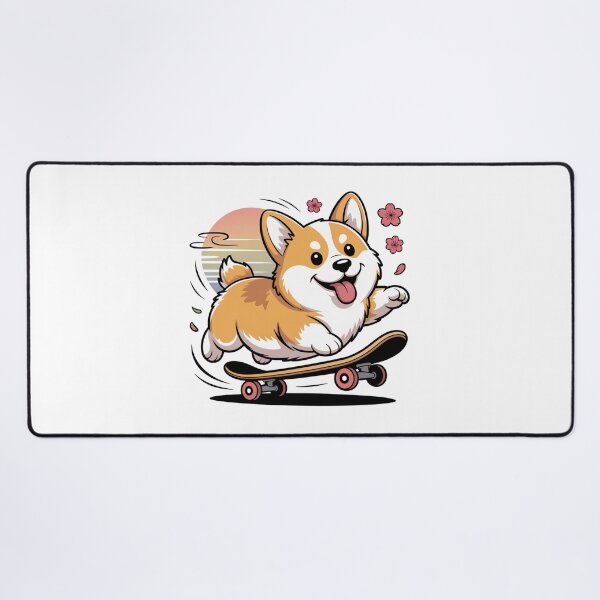 Item preview, Chubby Corgi Skateboarding designed and sold by Peter Stawicki.
