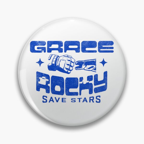Item preview, Grace Rocky Save Stars Retro Space Typography Design designed and sold by mikemcgrew.