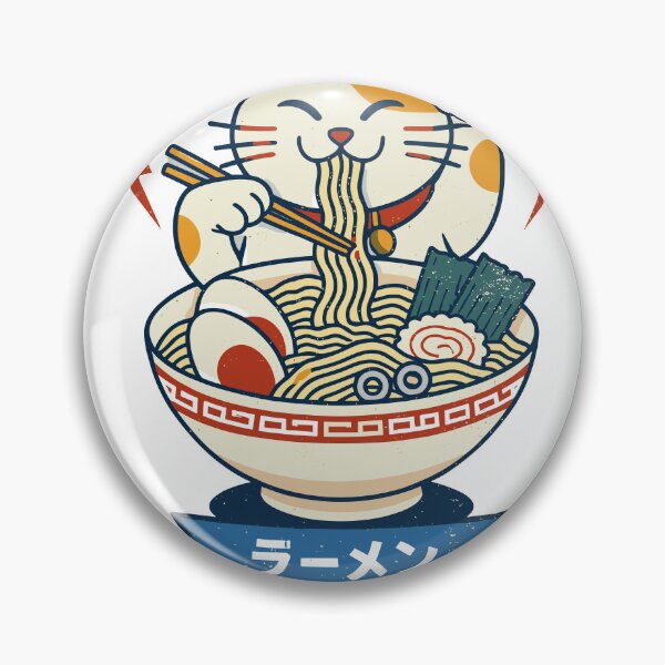 Item preview, Ramen Cat T-Shirt designed and sold by Matinez Pink.