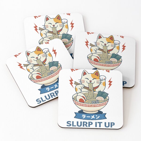 Item preview, Ramen Cat T-Shirt designed and sold by Matinez Pink.