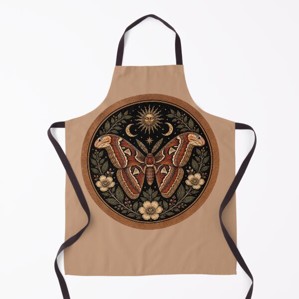 Item preview, Attacus Atlas Moth Celestial Nature Art designed and sold by Eh Plus Designs.