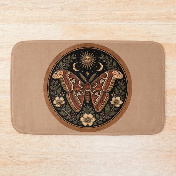 Item preview, Attacus Atlas Moth Celestial Nature Art designed and sold by Eh Plus Designs.