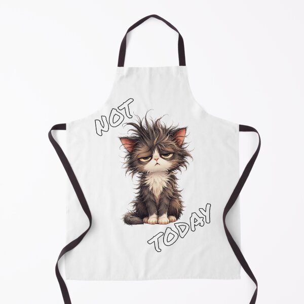 Item preview, Not Today Messy Morning Cat designed and sold by Rothnaric.
