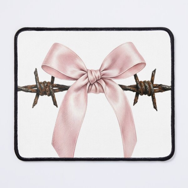 Item preview, Pretty Boundaries | Dark Coquette Bow & Barbed Wire Art designed and sold by OVERRIDESTUDIOS.