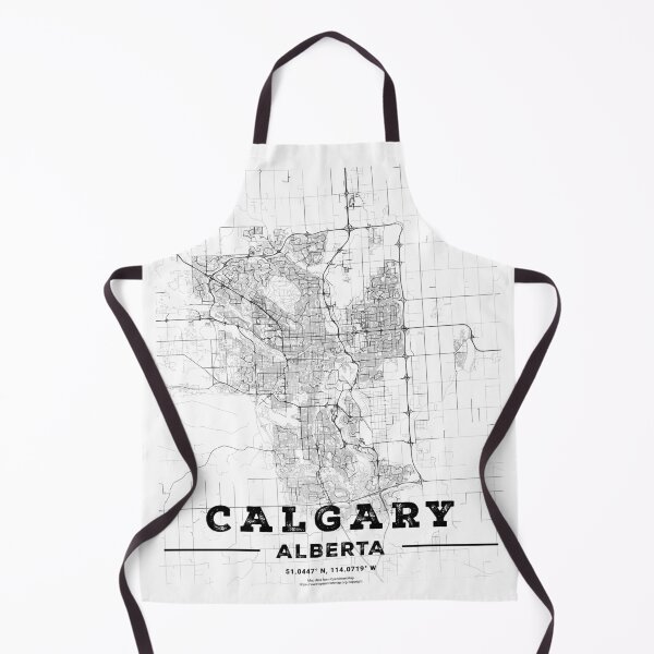 Item preview, Map of Calgary, Alberta with Geographic Coordinates designed and sold by KTSubz Faith & Fun Designs.