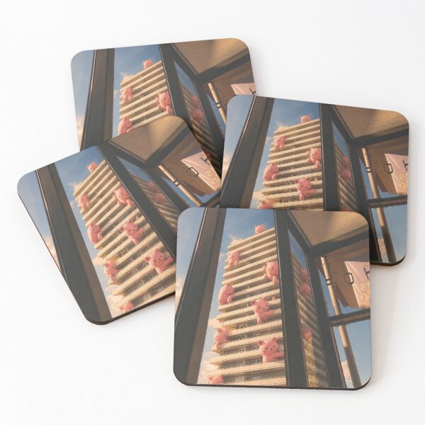 Item preview, Pink cats are besieging the Burghof high-rise in Lörrach designed and sold by Mauswohn.