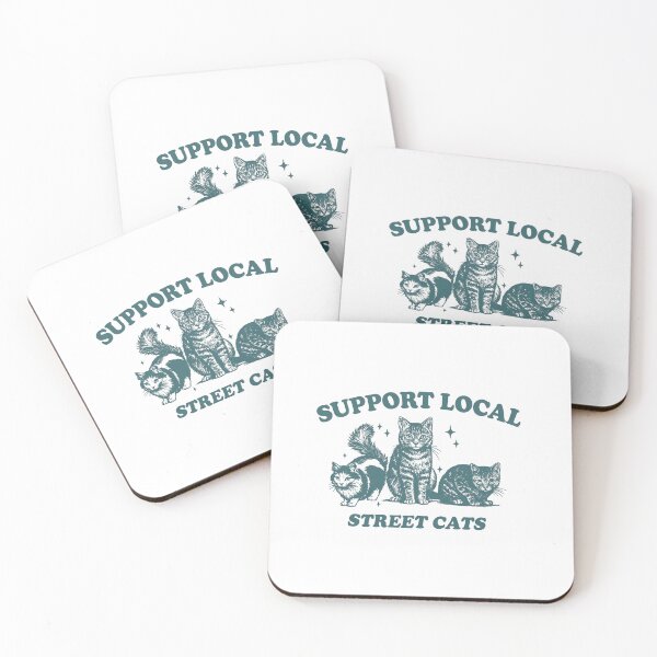 Item preview, Support Your Local Street Cats Funny Raccoon designed and sold by Colorful-Garden.
