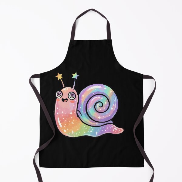 Item preview, Iridescent Rainbow Snail with Hypnotic Spiral Eyes designed and sold by Emegan Print Art.