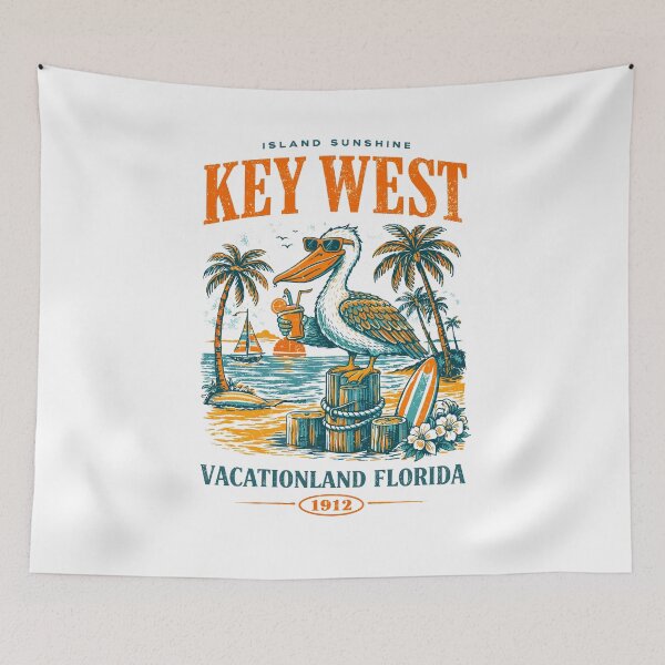 Item preview, Key West Pelican Vacation T-Shirt designed and sold by Matinez Pink.